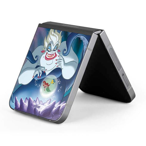 Disney Villains Ursula Ariel and Flounder Galaxy Z Flip6 Skin